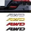 3D Металлический Логотип-Эмблема AWD Наклейка на Крыло Багажник Аксессуары Для Honda Civic CRV Subaru Mazda Toyota RAV4