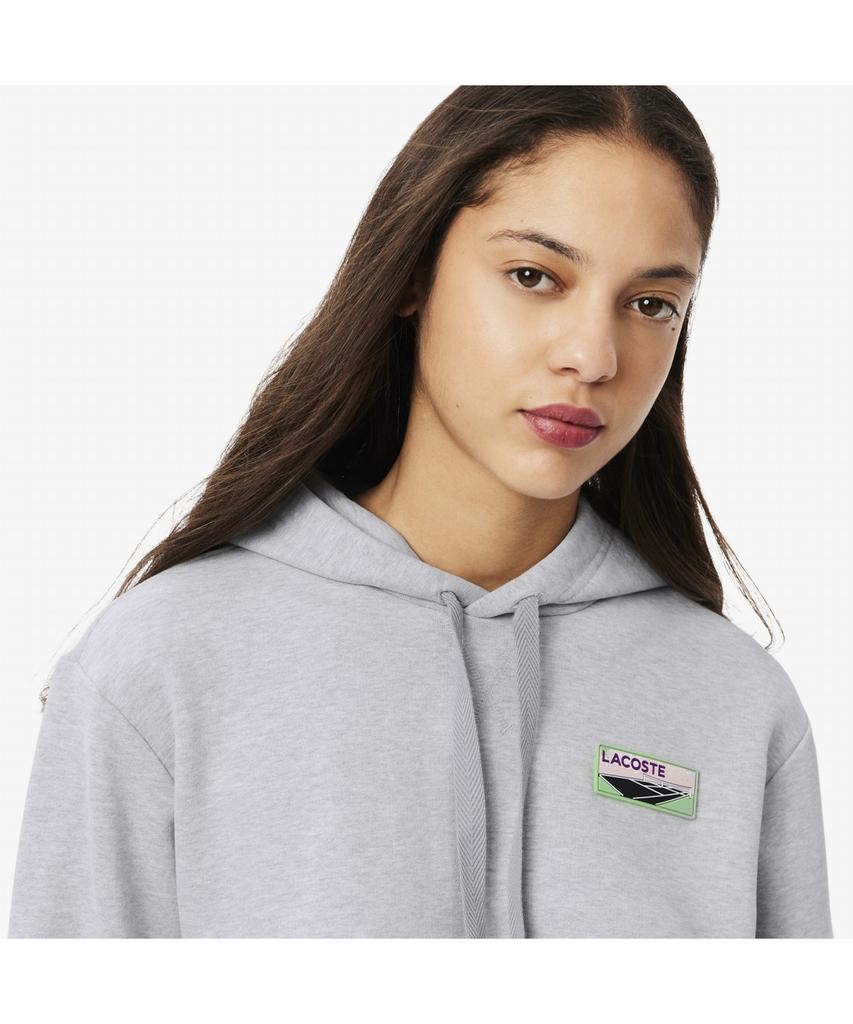 LACOSTE Женская толстовка с капюшоном и нашивкой 'Теннисный корт' Sf6189-55N Cca
