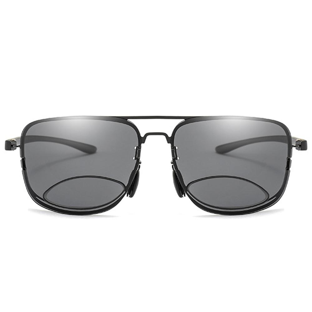 Бифокальные поляризационные солнцезащитные очки для чтения +0,75 +1 +1,5 от +1,75 до +3,75 См. поляризационные солнцезащитные очки в большой оправе в стиле ретро для ближнего и дальнего света