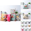Chic Vivid Flower Floral Plants Linen Pillow Case For Decorative Cushion Style 18