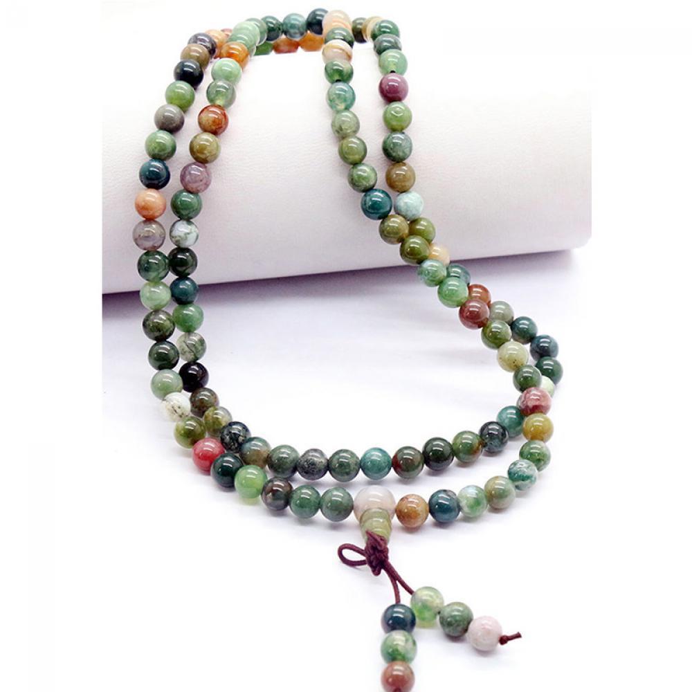 108 Beads India Bangle Prayer Agate Bracelet Tibetan Buddhist Mala