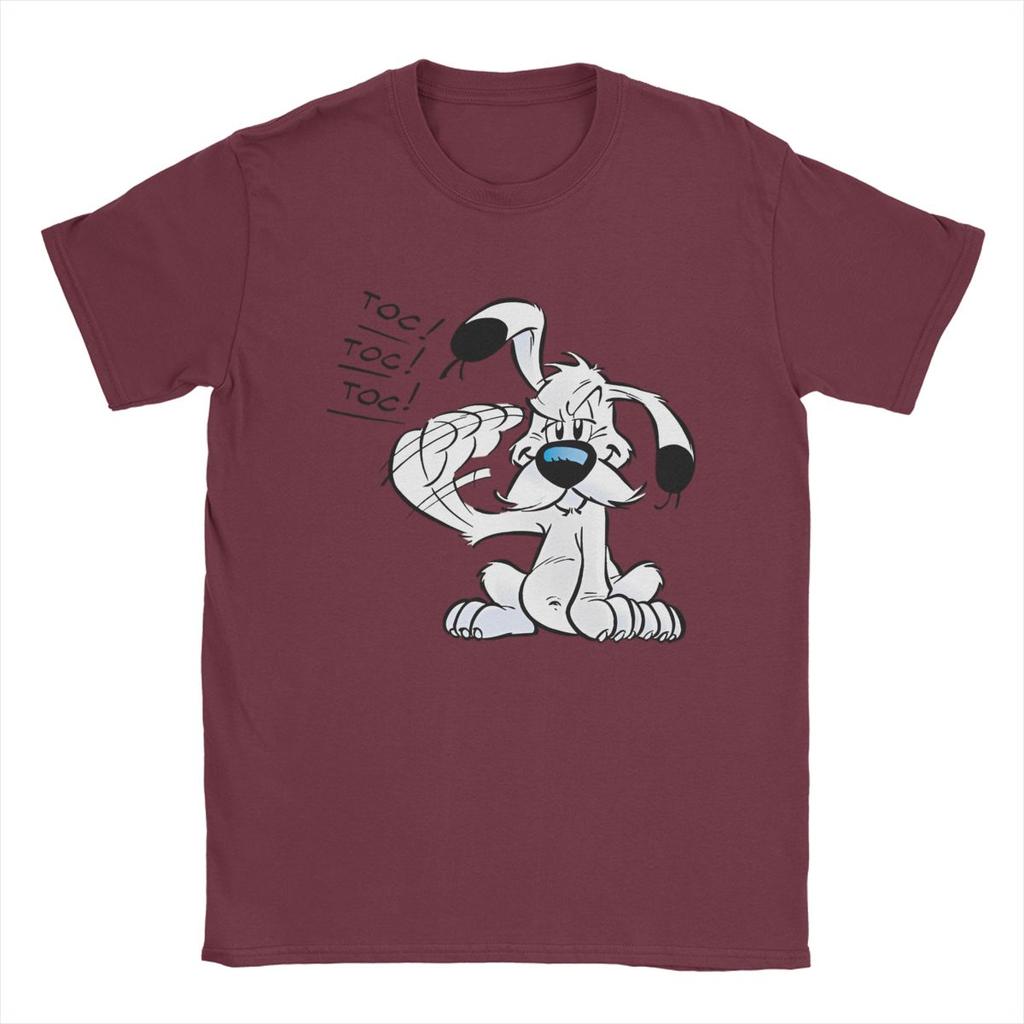 Футболка с изображением Астерикса и Обеликса для мужчин, футболки для отдыха из чистого хлопка, футболки с круглым воротом, футболки с коротким рукавом для взрослых