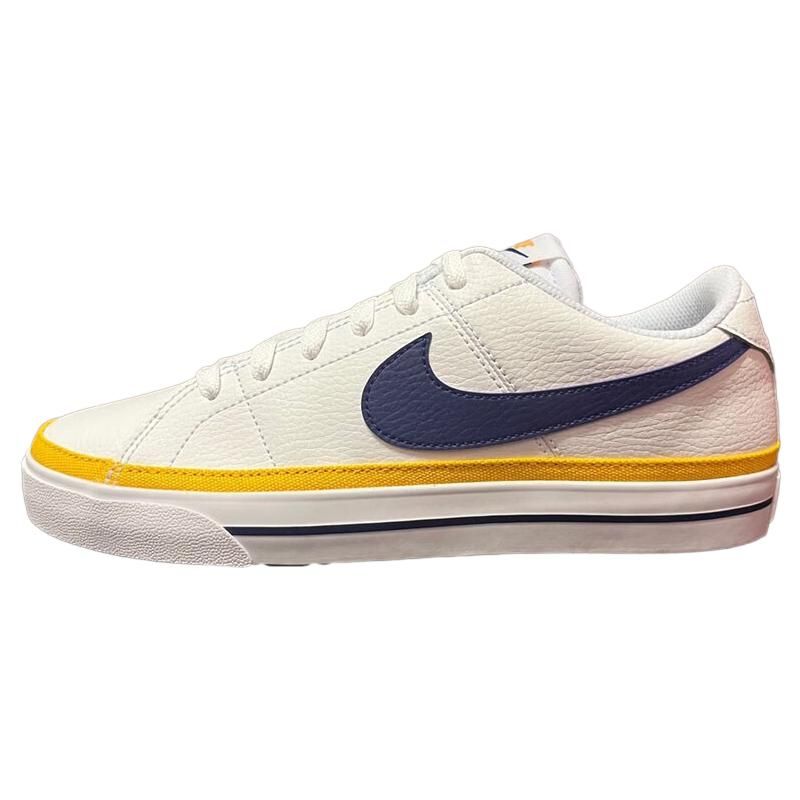 Nike Court Legacy Нескользящие Легкие Низкие Кеды для Скейтбординга Мужские Кроссовки Белые Фиолетовые Желтые DZ2778-157