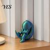 Фигурка Астронавта на Луне, 3D-печатная фигурка, Сидящий на Полумесяце Космонавт, Статуэтка, Настольное украшение для дома, офиса, книжной полки