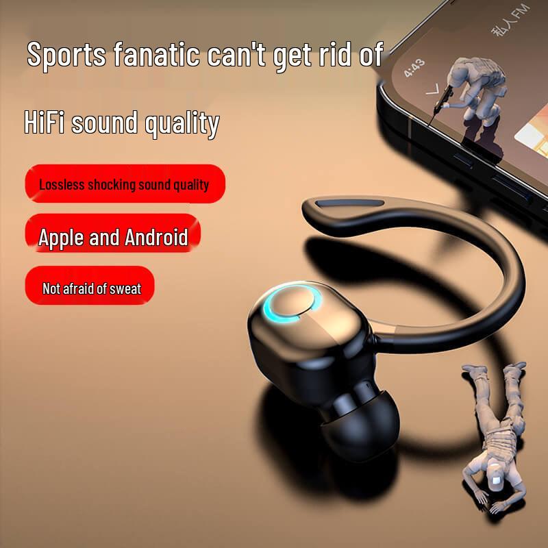 S10/W6 Wireless Over-Ear Bluetooth Earbuds - Long Wear, No Pain