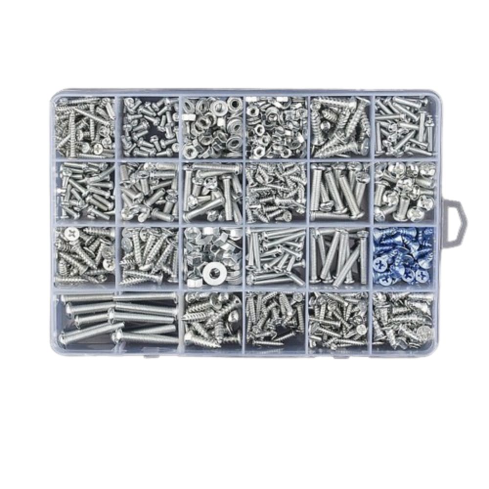 Винт с крестообразным шлицем и круглой головкой Винты Гайки Болты Комплекты Прокладки Винт с внутренним шестигранником Болт Гайка Шайба Комплект Дом