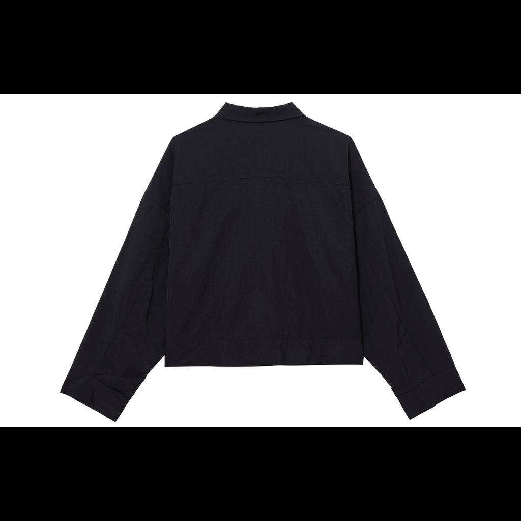 Nike Укороченные Пальто Женские Черные Лацканы Умеренные DM6244-010