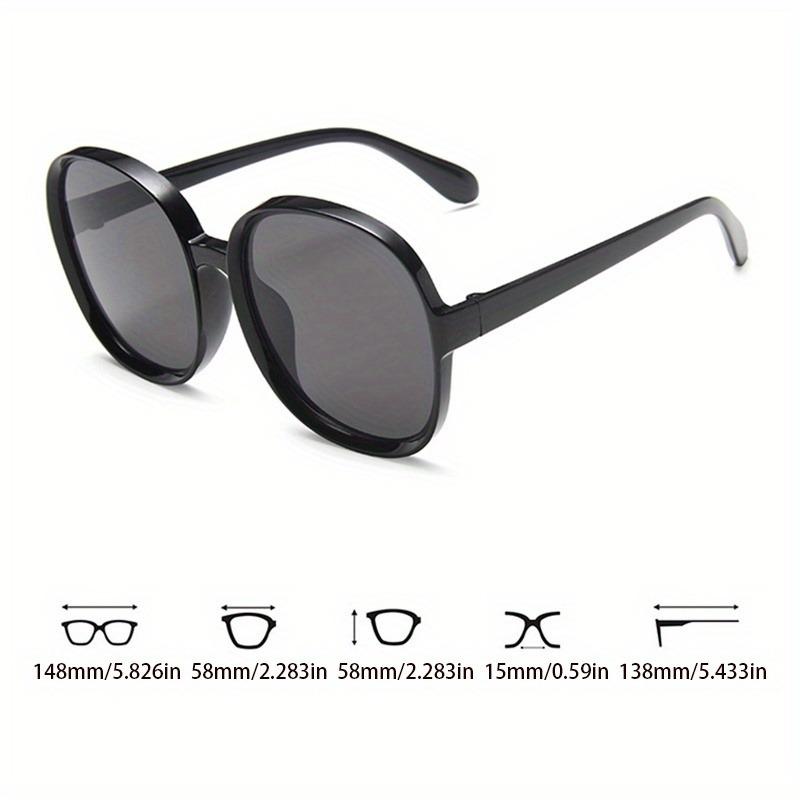 Неполяризованные модные женские солнцезащитные очки большого размера, модные градиентные пластиковые женские очки, круглые литературные художественные очки