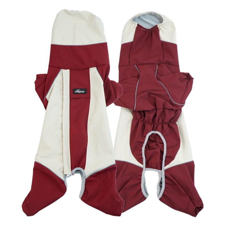 Reflective Hooded Raincoat Medium Corgi Dogs Waterproof Short-Sleeve Pet Rainwear All-Season Outdoor Walk