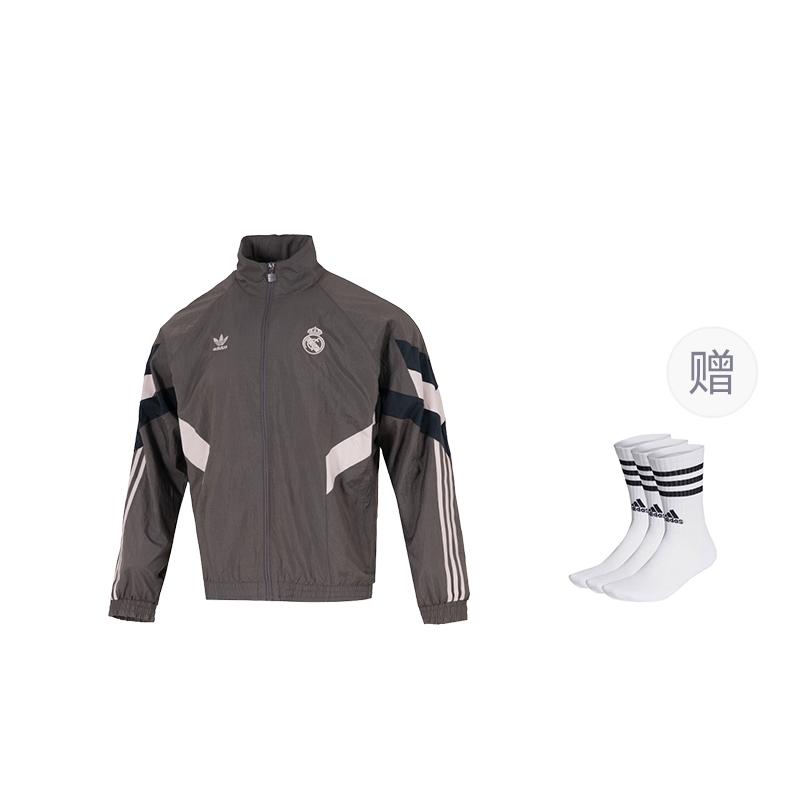 Мужская куртка Adidas Originals REAL MADRID TRACK Jacket Мужская Серая