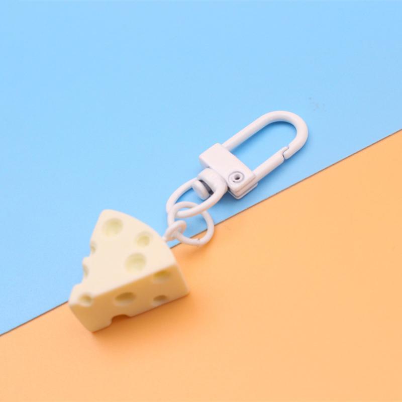 5 шт. милый сырный клин брелок мультфильм сделай сам сыр кулон брелок сумка Шарм для женщин мужчин