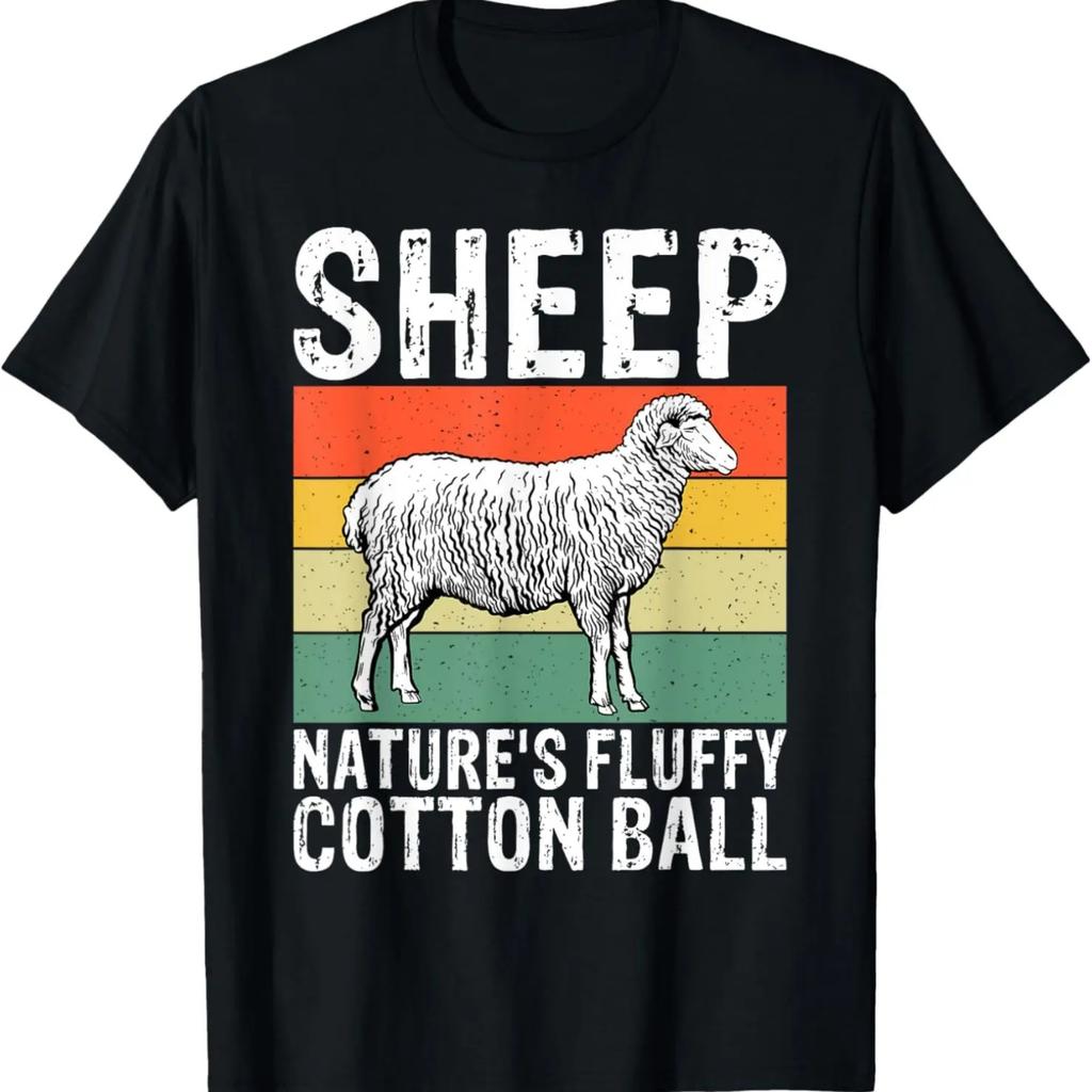 Sheep Natures Fluffy Cotton Ball Sheep T-Shirt