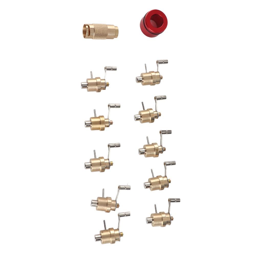 10Pcs Precision design Mainspring Coiler Full copper material Watch Repair Tool Mainspring coiling