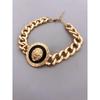 High Quality Alloy Lion Head Braided Bracelet with Oil Dripping, Perfect Gift for Men and Women