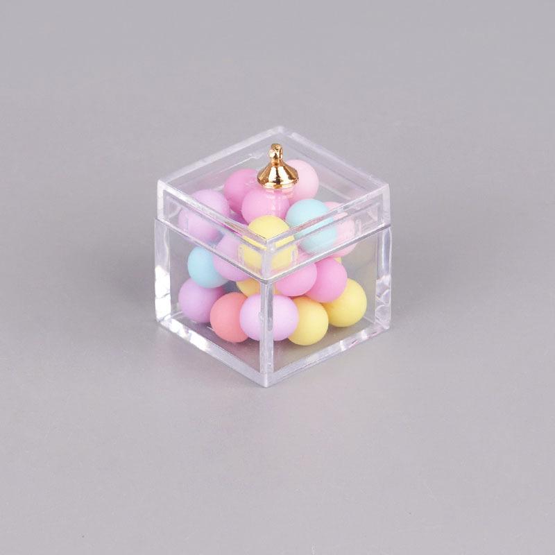 Dollhouse Doll House Miniature Food Game Candy Mini Color Boxed Lollipop Diy Jewelry Decorative Accessories