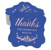 Inkdotpot Real Gold Foil Thanks For Celebrating With Us Bridal Shower-Baby Shower-Retirement-Wedding-Birthday Tags