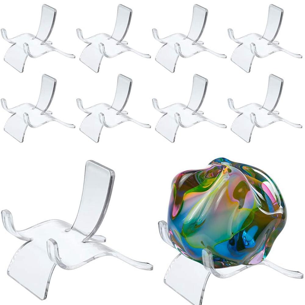 Coral Rock Small Collectibles Acrylic Geodes Display Holder Mineral Stand Easel Supporting Base