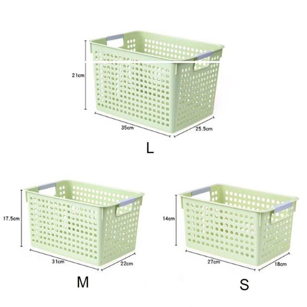 Пластиковая корзина большой емкости Пластиковые контейнеры для хранения Модная корзина для белья Школа