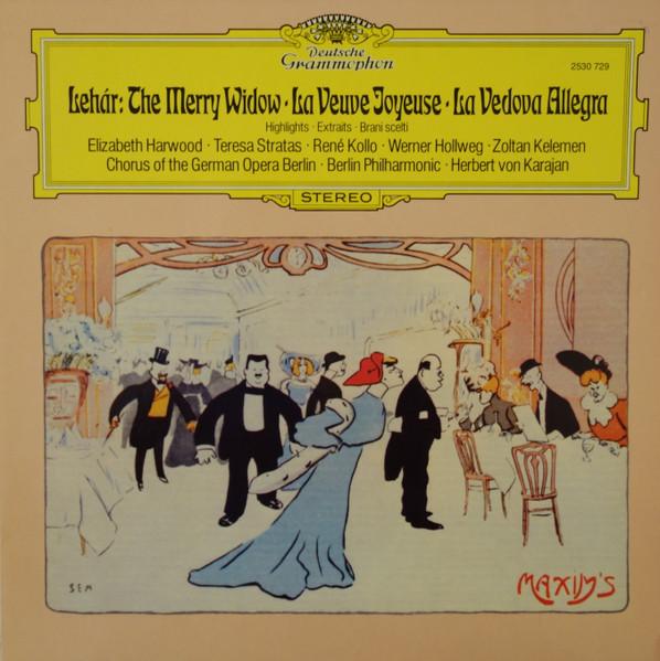 Виниловая пластинка FRANZ LEHR Веселая вдова Избранное 2530729 Deutsche Grammo 1974 Германия Классика Б/у