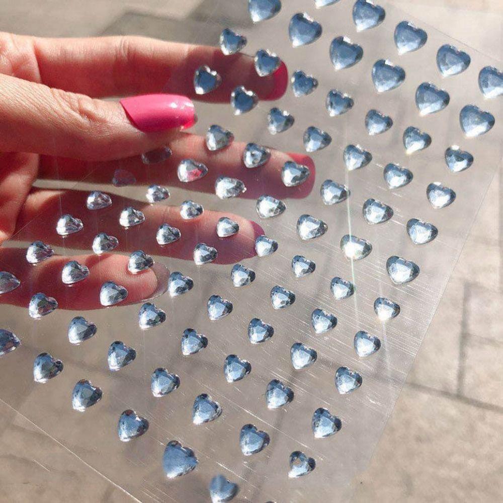 Shadow Crystal Pearls Makeup Tools Eyeliner Diamond Decals Face Tattoo Stickers Face Rhinestone Stickers Body Colored Diamonds