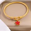 Steel Wire Light Luxury Five-flower Pendant Women's Fashion Niche High-end Bracelet