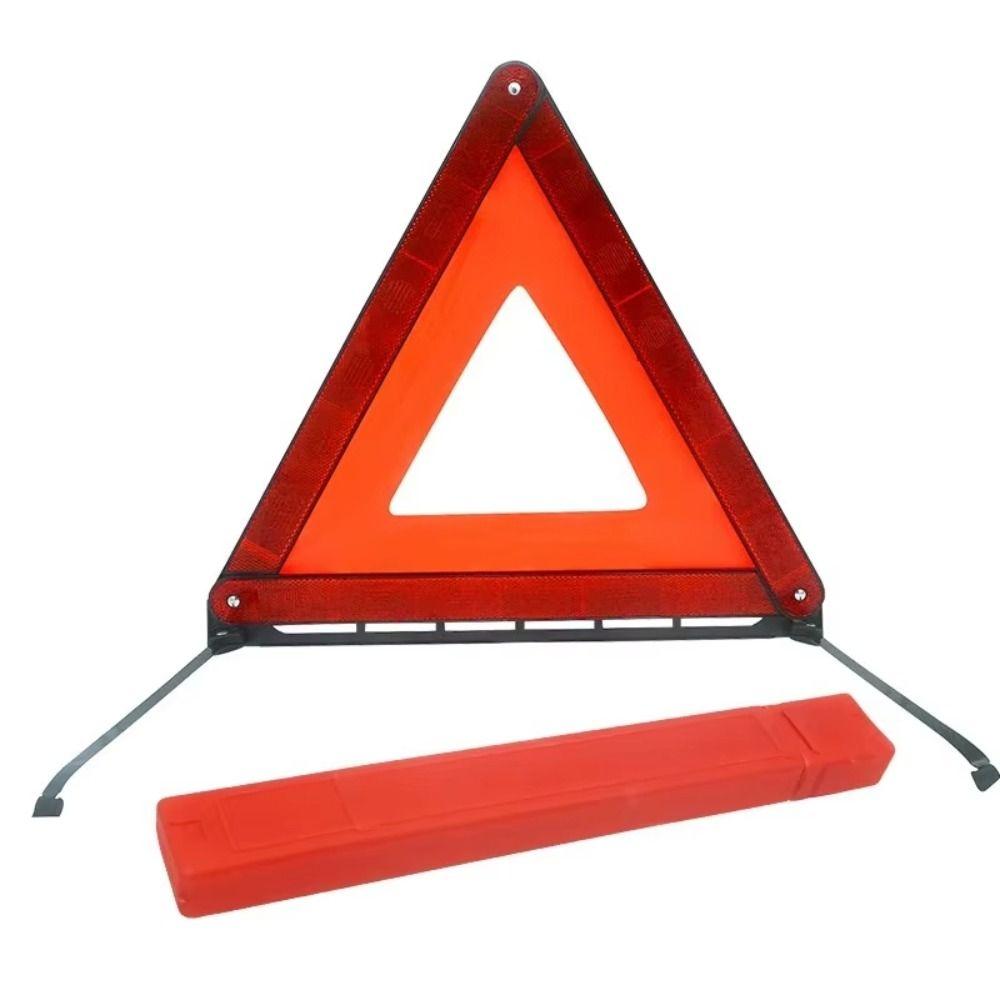 Portable Folding Warning Triangles Red Reflective Car Warning Sign Roadside Emergency
