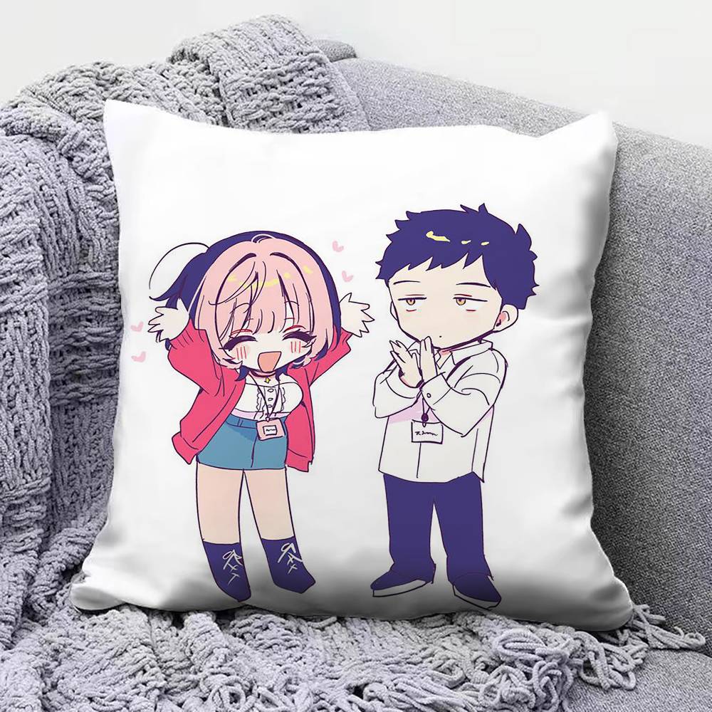 Noasenpai wa Tomodachi Pillow Covers Home Sofa Cushion Covers and Aecorative Custom
