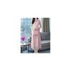 Sueiya Women's Lace Long Frill Dress, Long Sleeves, Flared, All-over Print, Cute, High Waist,