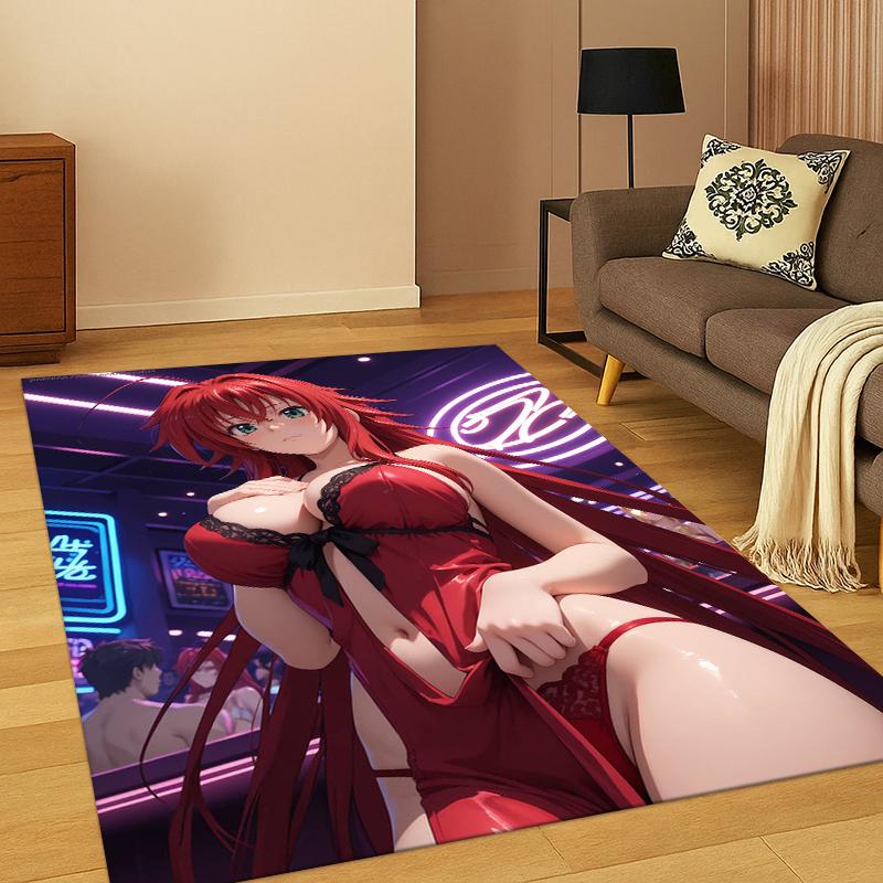 Аниме High School DxD Сексуальная Девушка Мультяшный Ковер Коврик для Спальни Гостиной Дивана Прикроватный Коврик Домашний Декор, Детская Игровая Зона Ковер Нескользящий