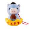 Cute Stuffed Animal Keyring Creative Plush Horse Doll Pendant Zodiac Pony Figurine  Car Decoration