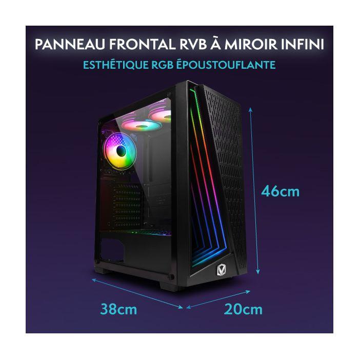 Vibox I-8 PC Gamer Complet • 22" Écran • AMD Ryzen 3 3200G • Vega 8 • 16 Go RAM • 1 To SSD • Windows 11 • WiFi 6 + Bluetooth 5.4