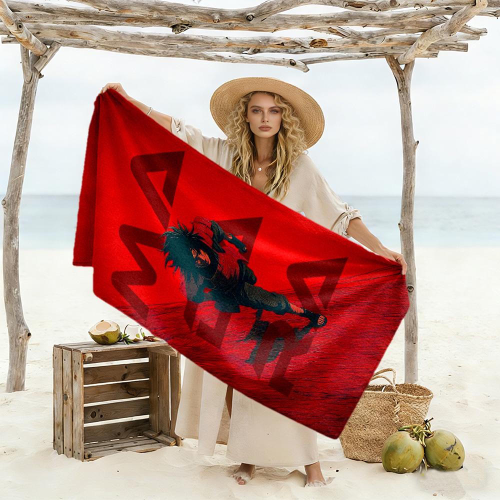 Naruto Beach Towel High Absorbency & Quick-Dry Comfortable Lightweight
