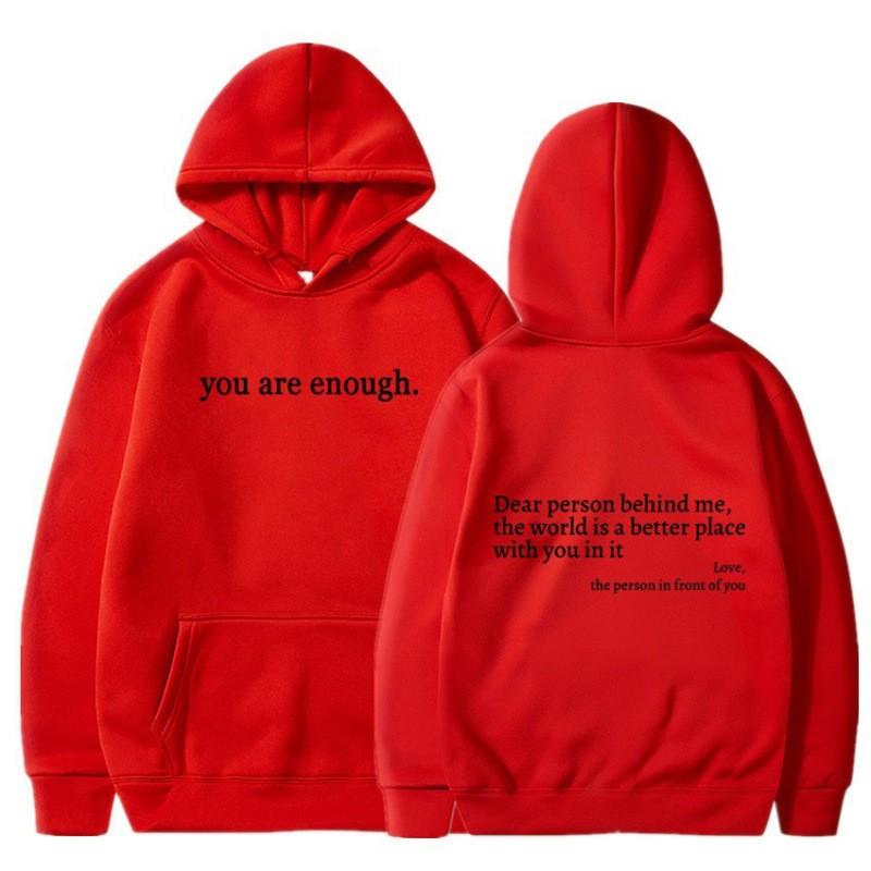 Womens Fashion Hoodie Plain Pullover Sweatshirt With Kangaroo Pocket Drawstring Loose Fit Youth