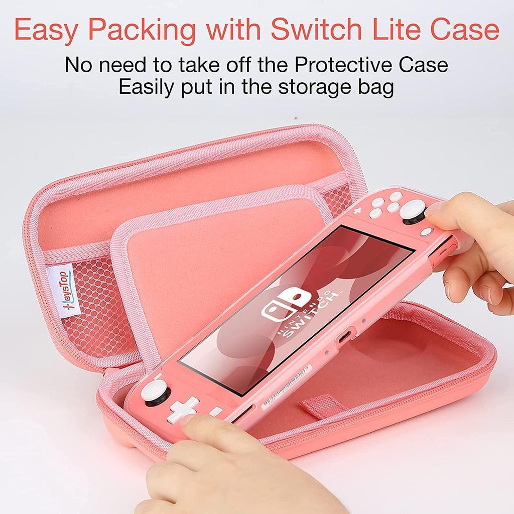 Чехол для переноски, совместимый с Nintendo Switch Lite, портативная сумка Nintendo Switch Lite для Switch Lite с возможностью хранения