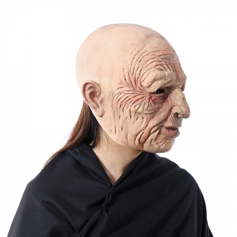 Halloween Horror Old Man Latex Mask DIY Cosplay Party Prop