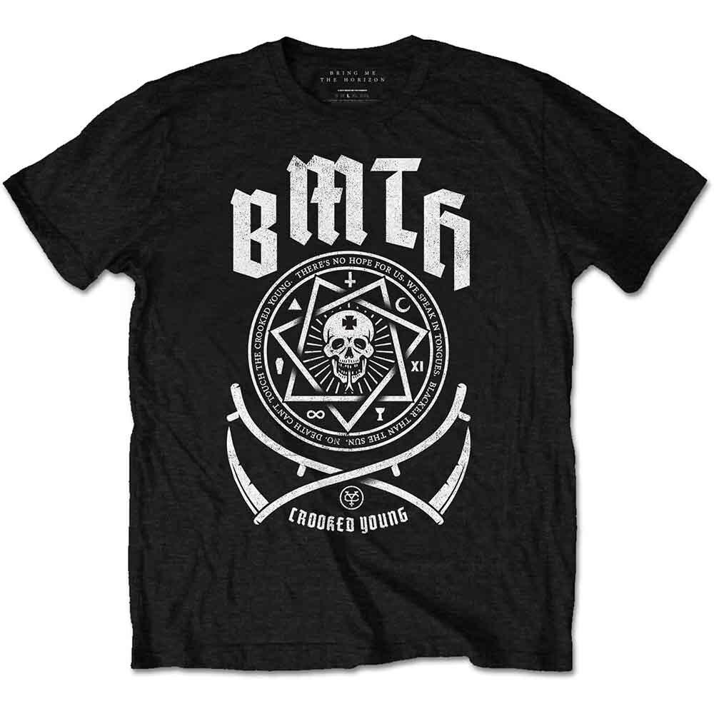 Bring Me The Horizon Crooked T-Shirt Black New Unisex T-Shirt