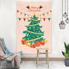 Home Decor Christmas Tapestry Christmas Tree Christmas Print Decoration Wall Hanging Bedroom Living Room Background Fabric