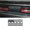 Carbon Fiber Rear Taillight Central Decor Sticker Decal For Dodge Challenger 15+