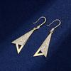 High End Shiny Earrings for Women, Simple Geometric Triangle Earrings, New Trendy Earrings