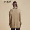 PORTS Women's Spring/Summer Long Sleeve Knit Cardigan