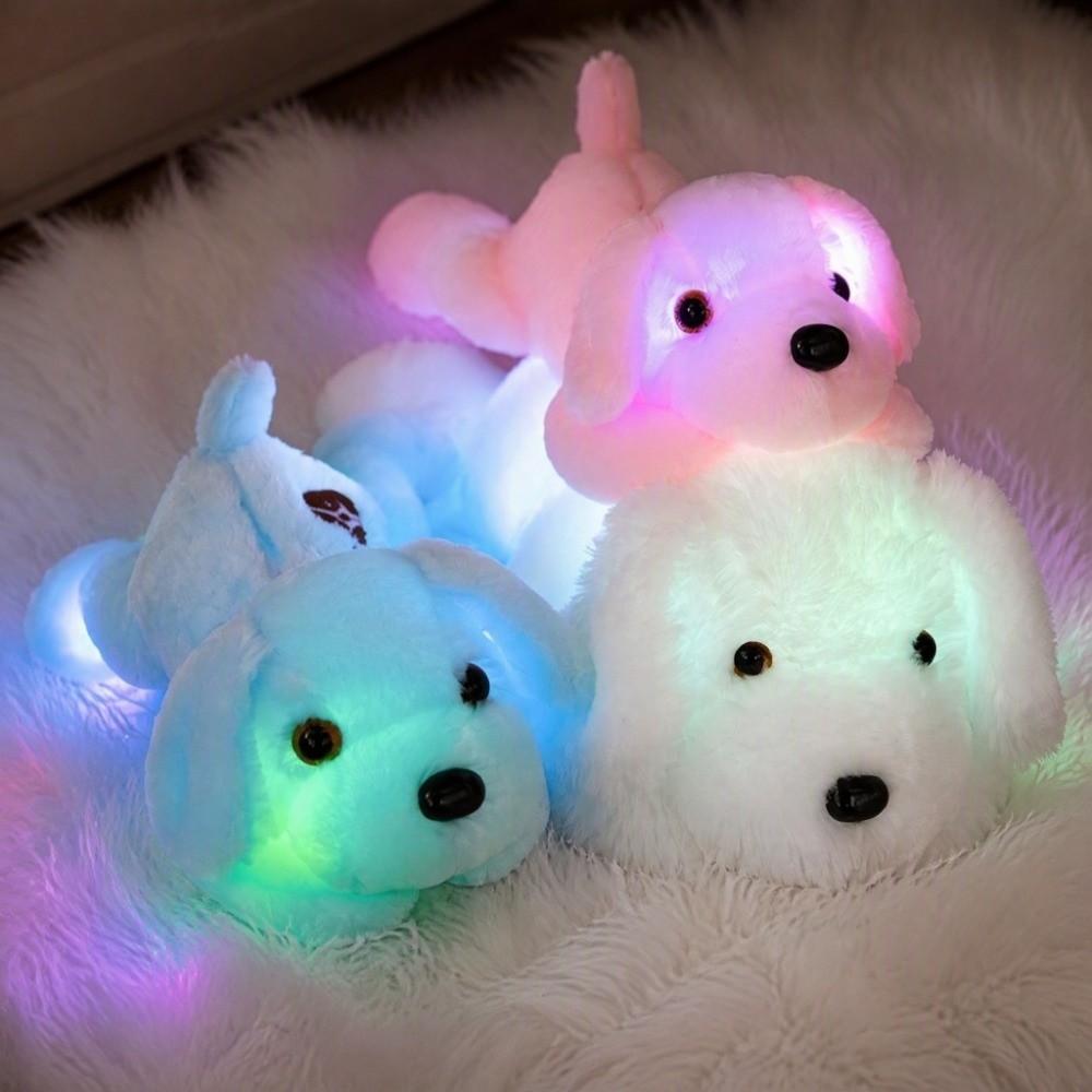 LED Glowing Stuffed Doll Soft Plush Fabric Light Up Toy Cute LED Plush Girls