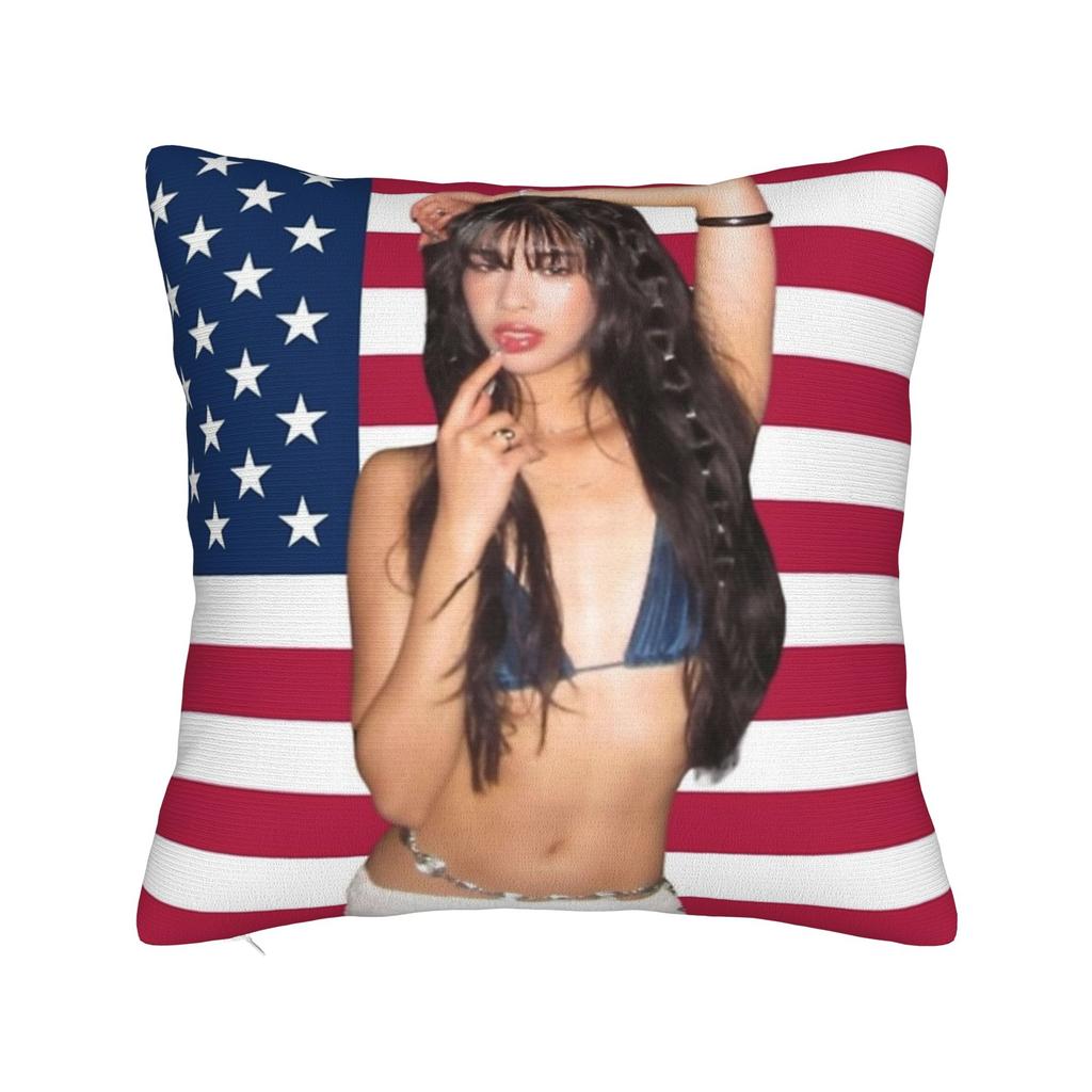 Manon Katseye Gnarly Square Pillow Case Polyester Decorative Pillow Kpop Style Group Funny Cushion Covers