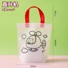 Сделай сам пустая нетканая сумка-шоппер для детей Граффити Ручная раскраска Арт-поделка