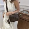 Stylish Urban Chic Pu Shoulder Bag For Women With Classic Plaid Design Trendy And Functional