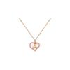 Vivienne Westwood Petra Heart Brass Pendant Women Jewelry Rose-Gold 63020103G208