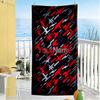 Ethnic Tribal Patterns Customize Your Name Beach Towel High Absorbency & Quick-Dry