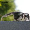 KDEAM Square Style Polarized Sunglasses For Men And Women Medium Size Overall Width 145mm Outdoor Sun Glasses With Zippered Case