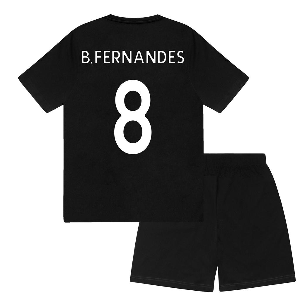 Manchester United FC Boys Fernandes 8 Sublimated Short Pyjama Set