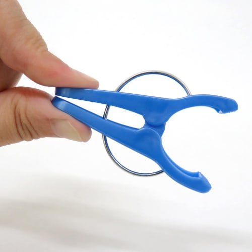 Towa Sangyo Neosoul Clothespins, Whole Hanger Pinch, White/Blue, Approx. 4.4 X 1.4 X 6cm, Pack of 10