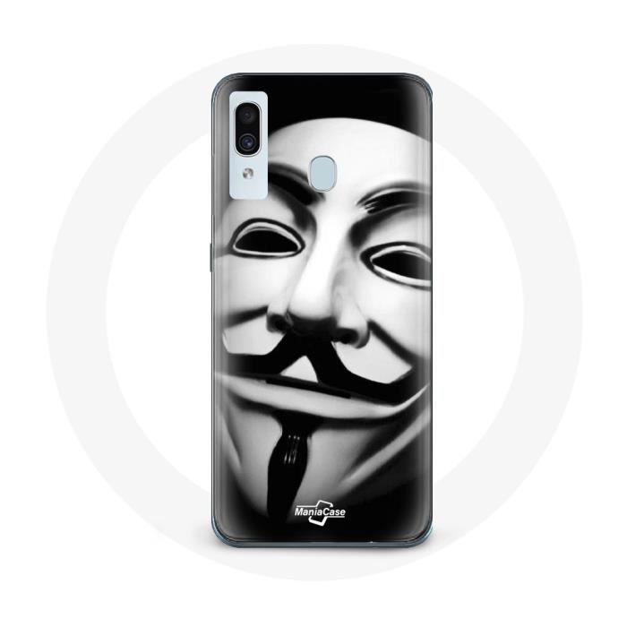 Case for Samsung Galaxy A30 We Are Legion Anonymous Mask